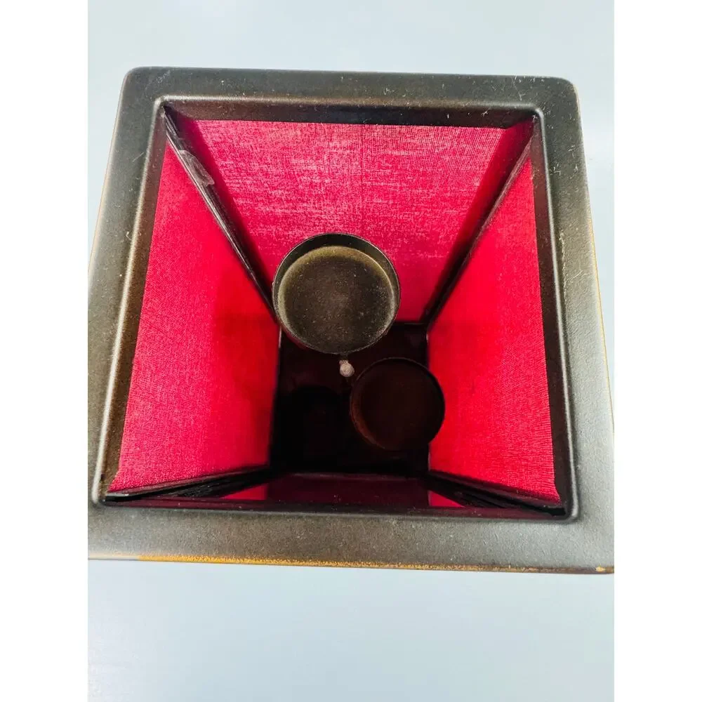 Vintage PartyLite Moroccan Spice Lantern Tealight Candle Holder Retired